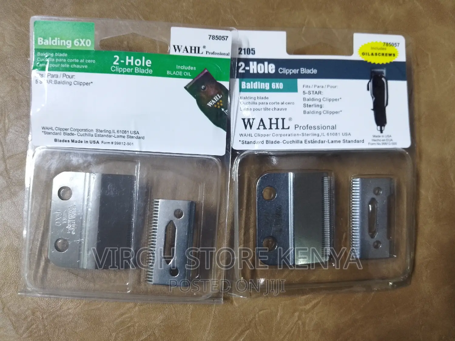 Original Wahl Balding Blades Comes With Oil and Screws