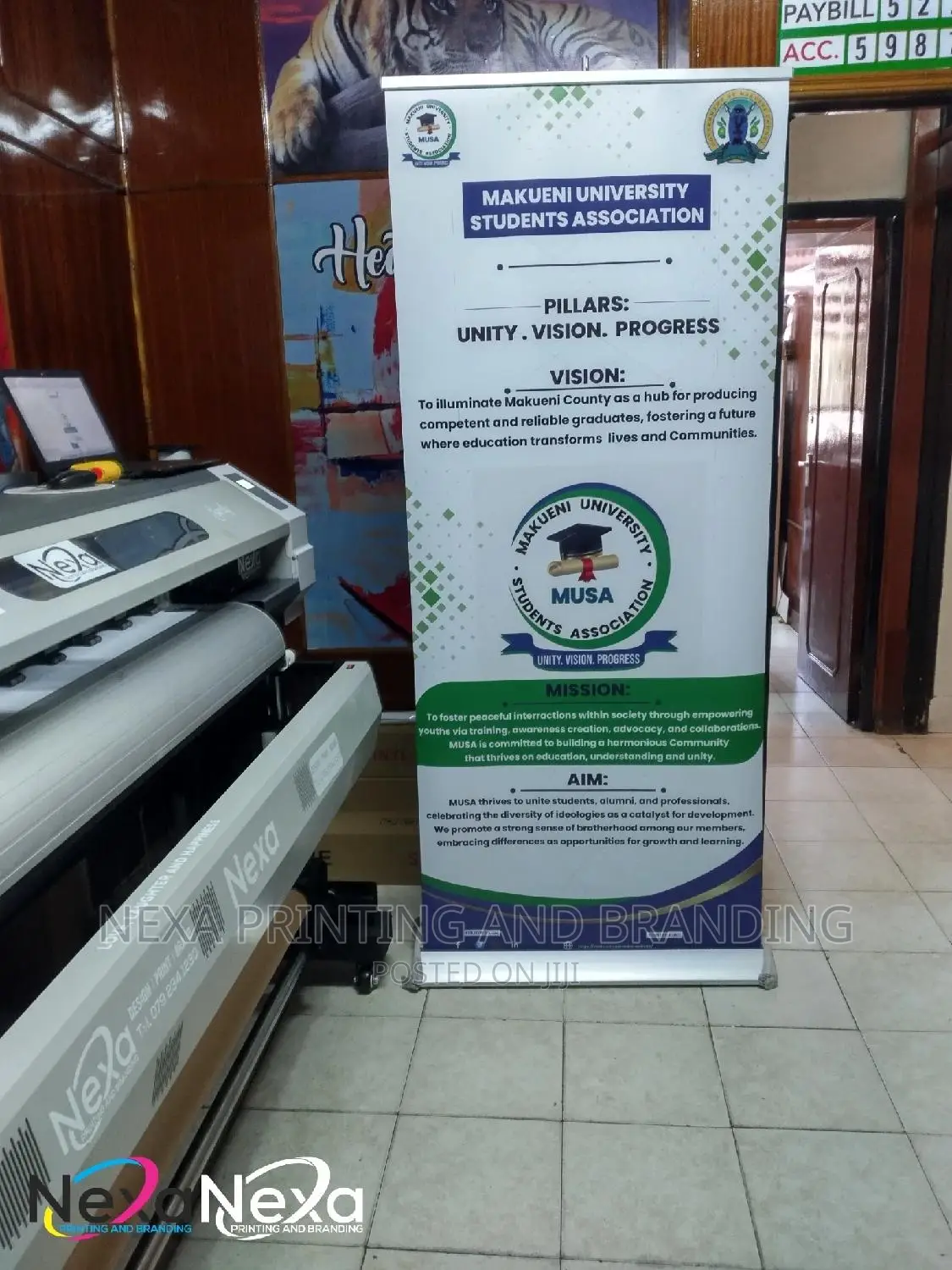 Associations Broadbase Satin Banners