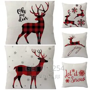 Decorative Xmass Pillow CoversHigh Quality Size: 45*45cm