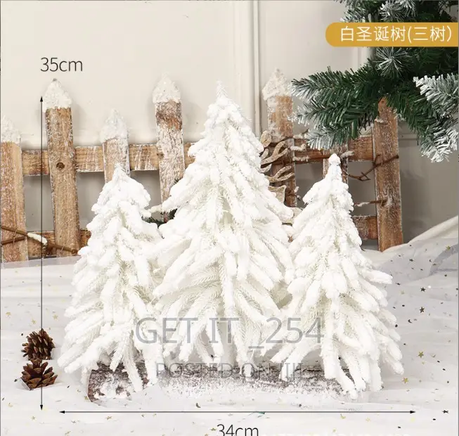 Mini Pine White Flaked Christmas Deco*
Size:35*34cm