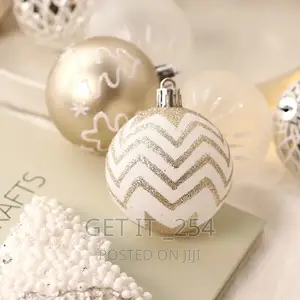 16pc Set Touch of Gold Christmas Ball