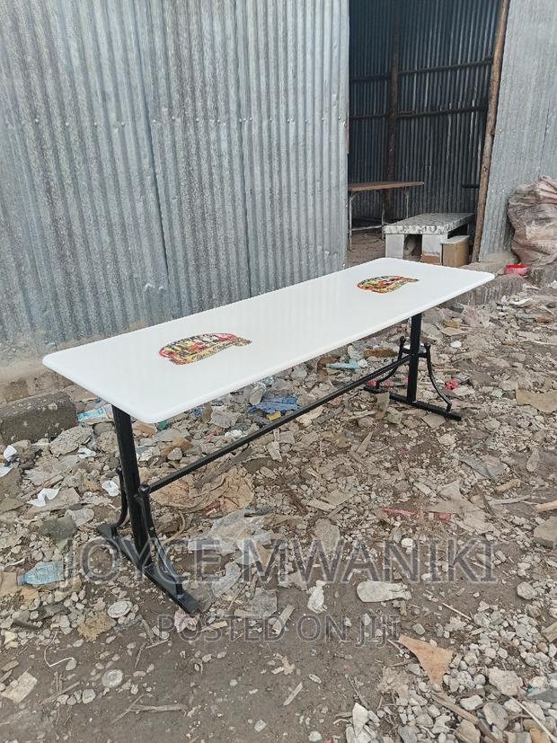 Restaurant Marble Table White, 2ftby 6ft.