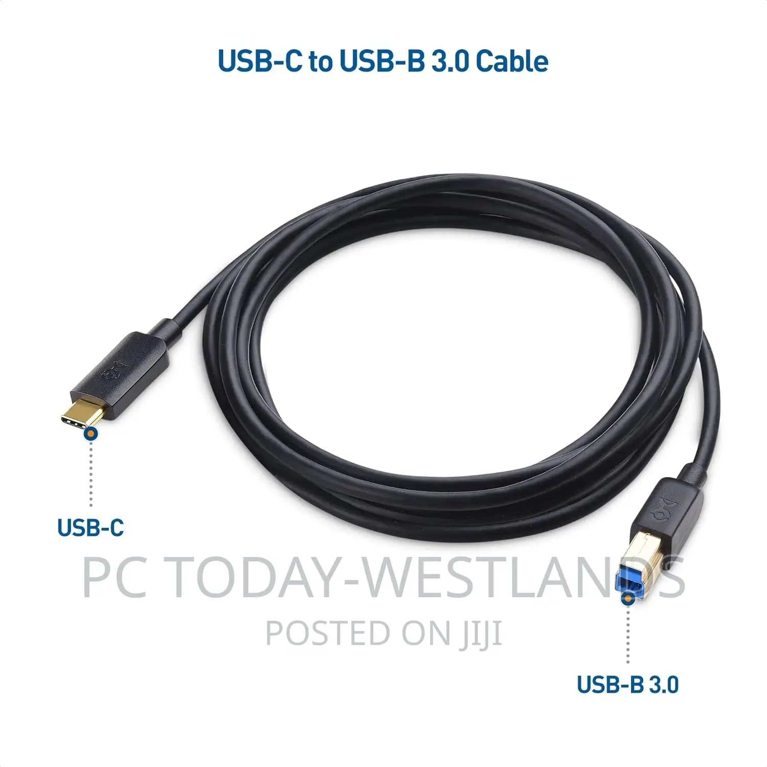 Cable Matters USB C to USB B 3.0 Cable 6.6 Ft
