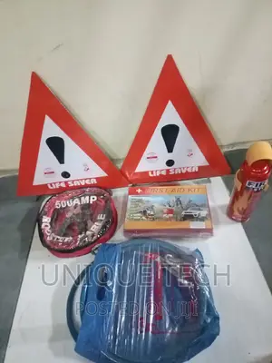 Full Set of Car Safety Kit - 5 in 1 Car Emergency Kit