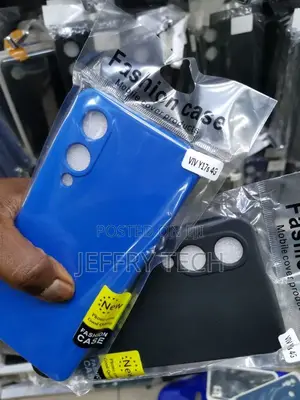Vivo Y17s Back Cover Camera Protection Cover, Liquid Silicon