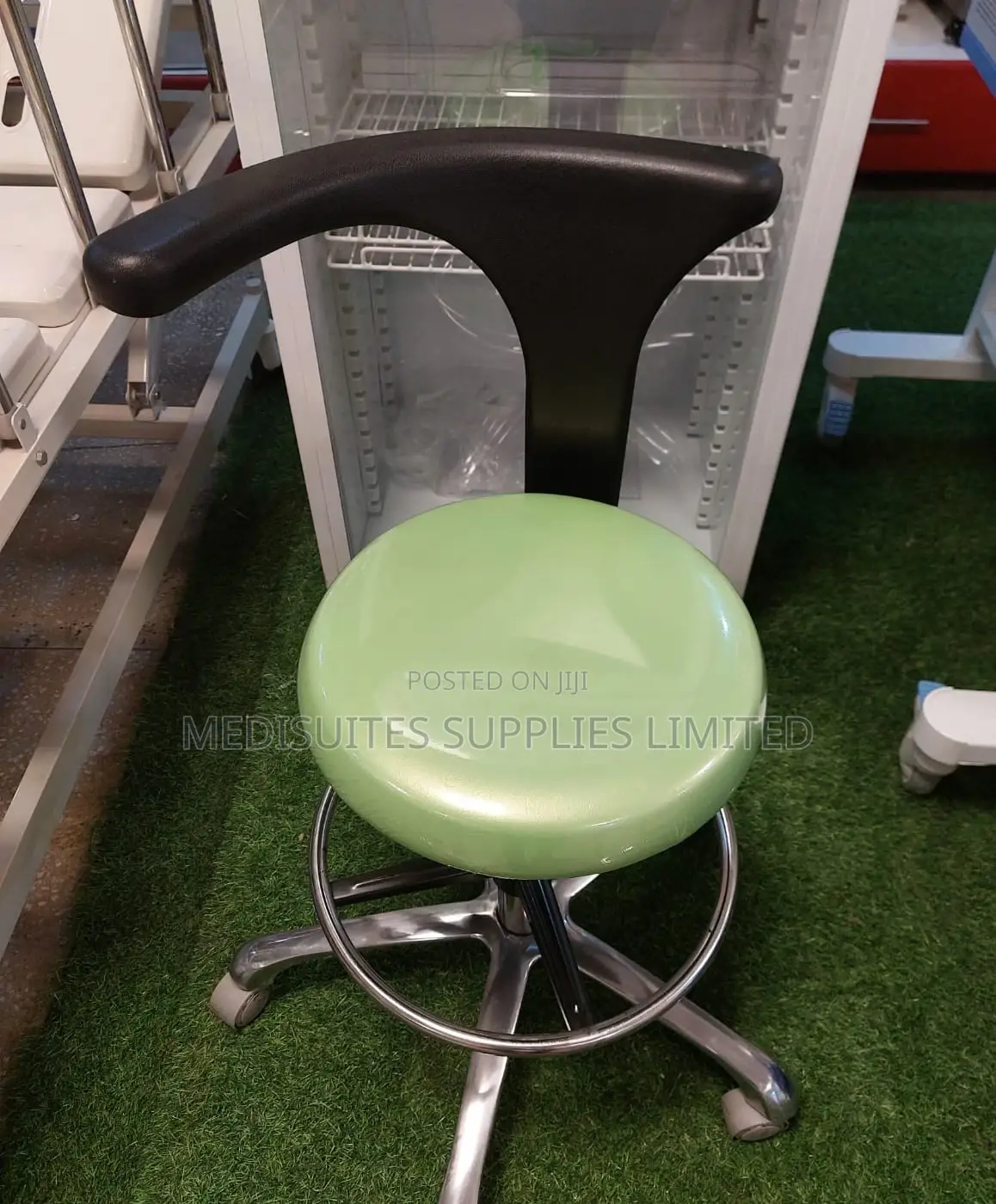Height Adjustable Dental Stool.