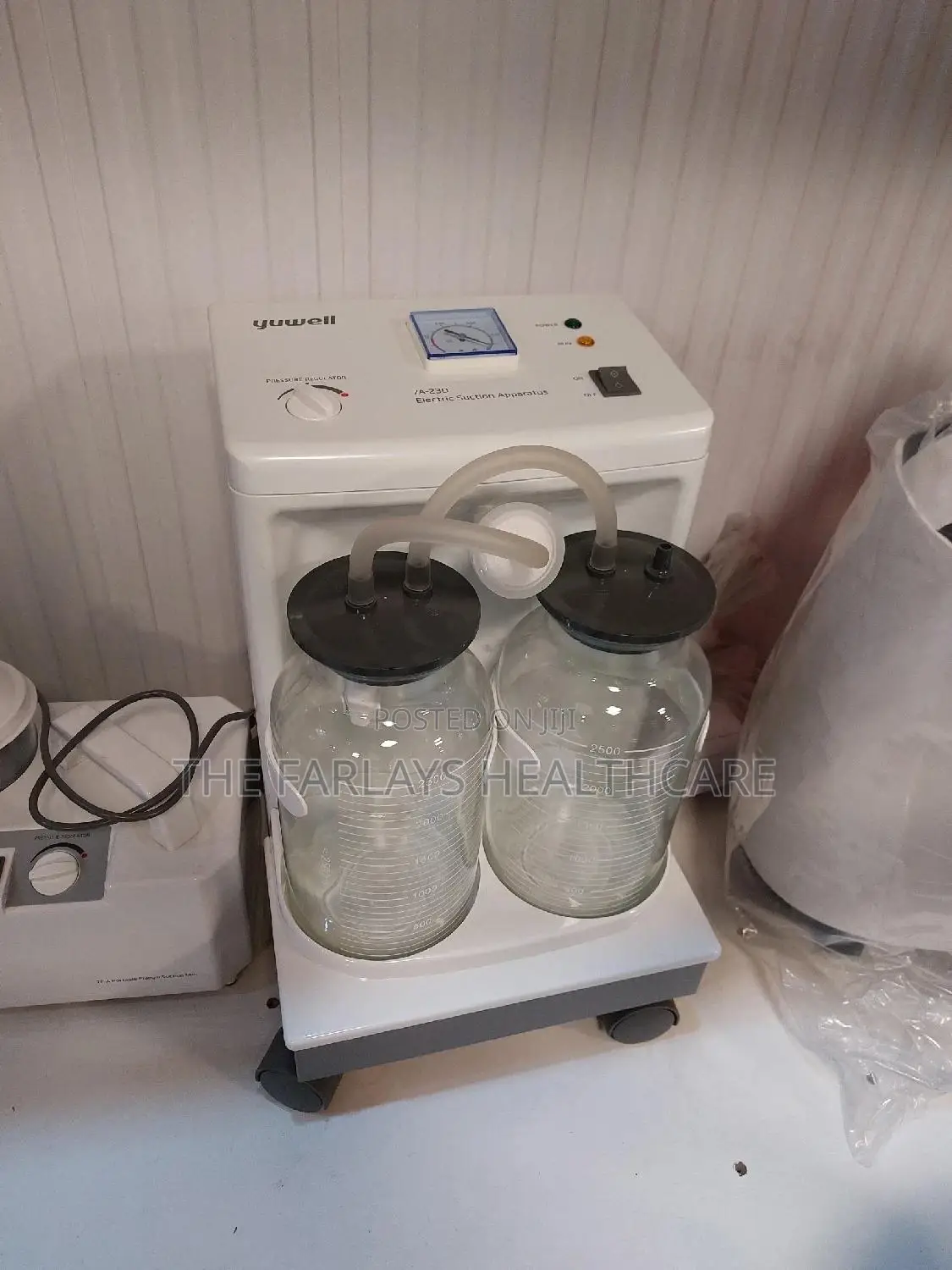 Electric 2bottle Suction Machine. - 20l/Min