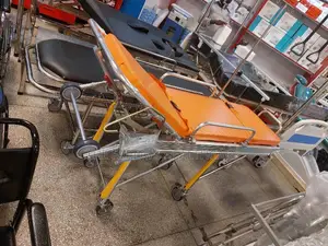Ambulance Stretcher Foldable Stainless Steel.