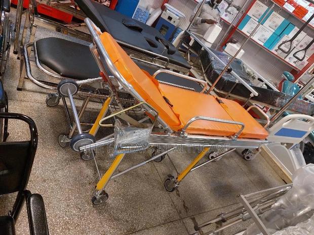 Ambulance Stretcher Foldable Stainless Steel. - main view