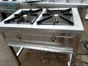 Commercial Two Burners Gas Cooker.