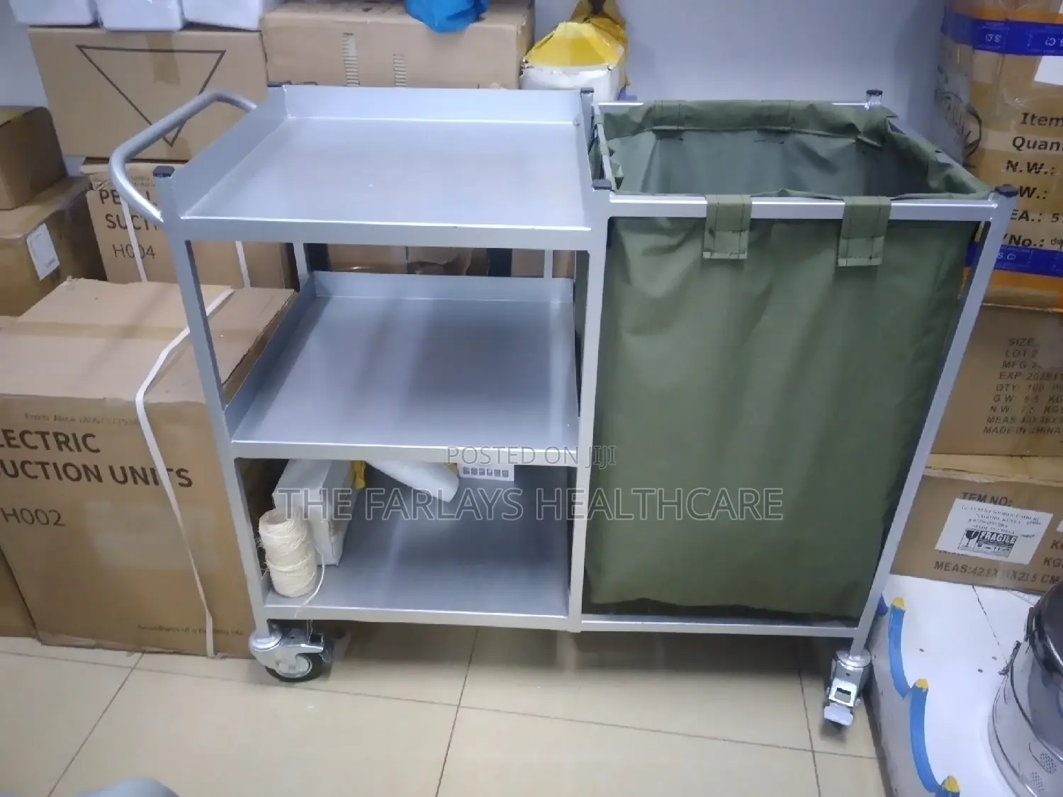 Linen Trolley. LOCAL