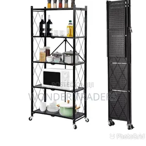 4tier Fordable Rack With Wheel