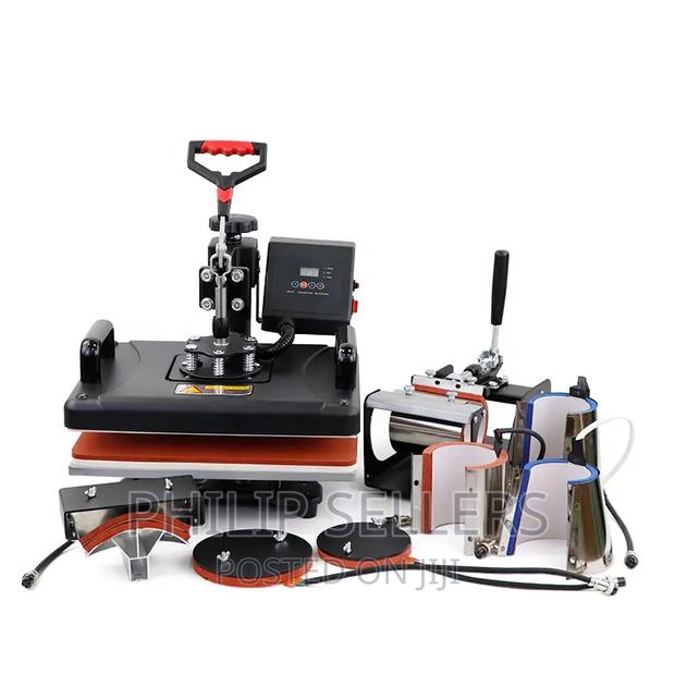 8in1 Sublimation Transfer Plate Cap Mug T Shirt Combo Multif - thumbnail 8