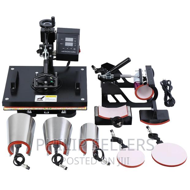 8in1 Sublimation Transfer Plate Cap Mug T Shirt Combo Multif - thumbnail 10