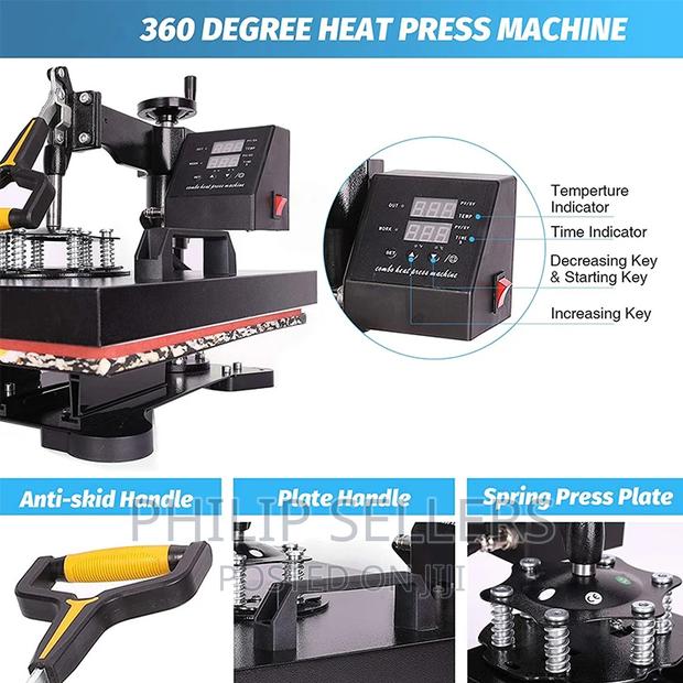 8in1 Sublimation Transfer Plate Cap Mug T Shirt Combo Multif - thumbnail 15