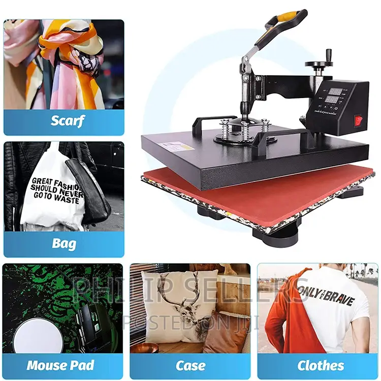 8in1 Sublimation Transfer Plate Cap Mug T Shirt Combo Multif