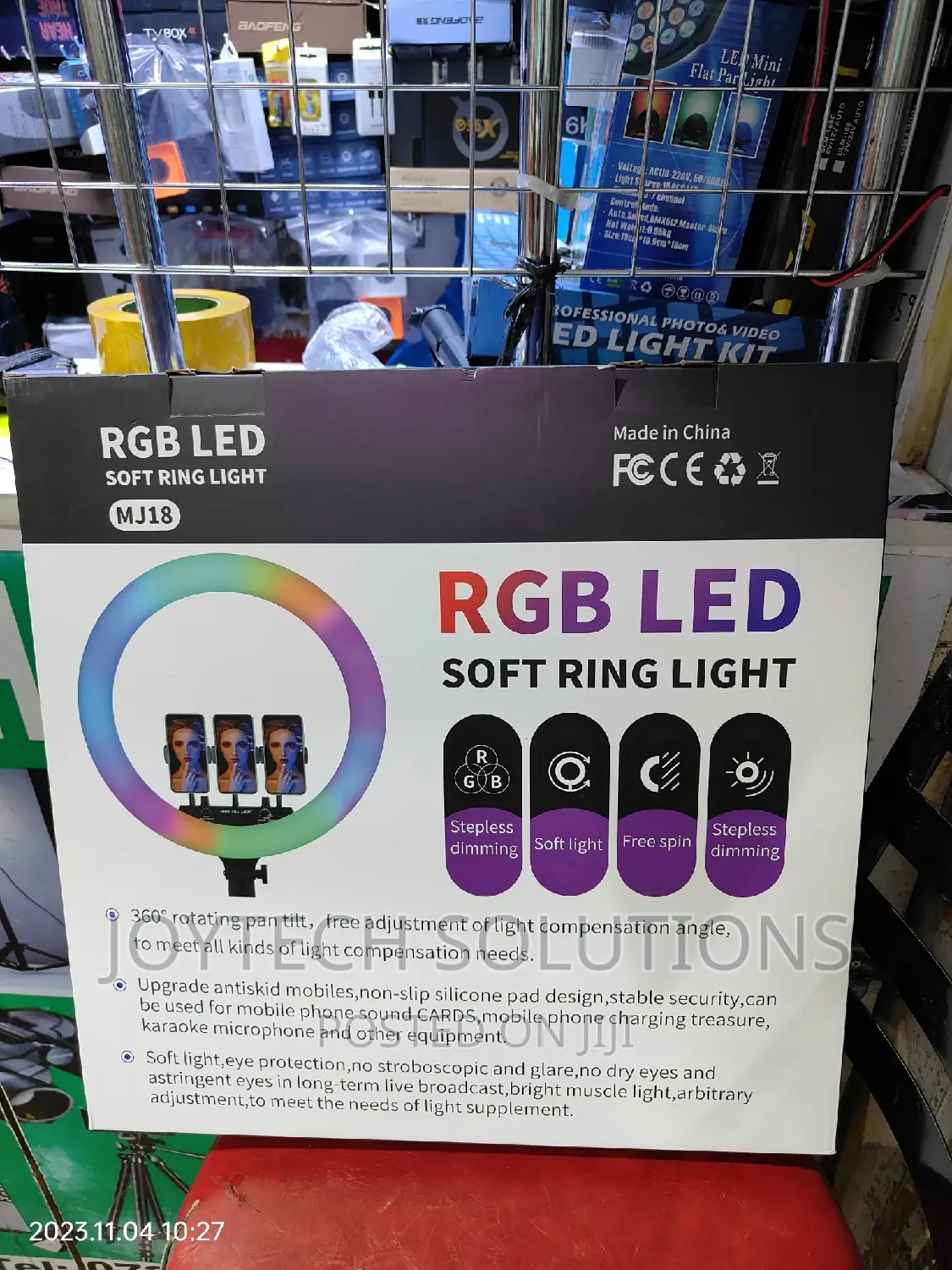 Incredible RGB Ringlight 18inches With Free 2.1 Tripod