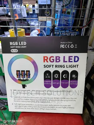 Incredible RGB Ringlight 18inches With Free 2.1 Tripod