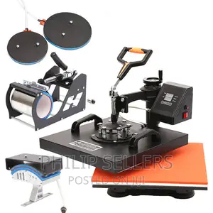 Heat Press 8 in 1 Single LCD Display Combo Heat Press