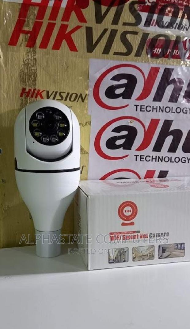 Rotating PTZ Wireless Wi-Fi Nanny Bulb Camera