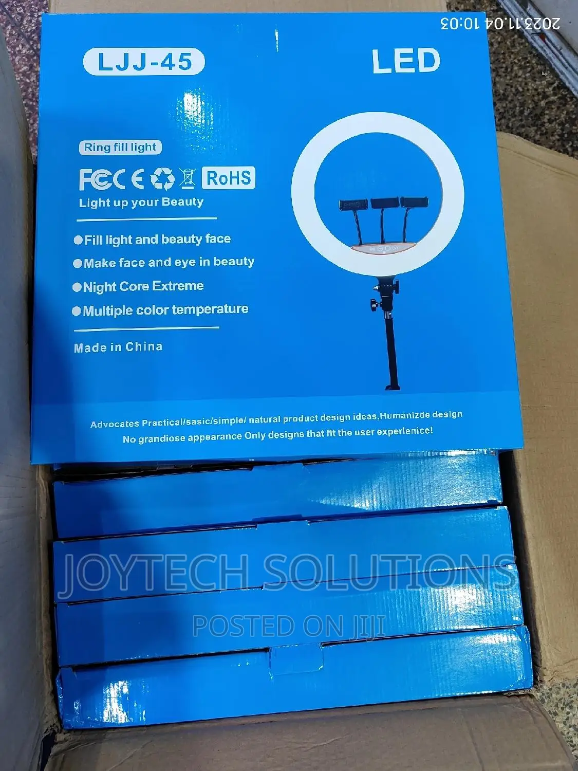 Original RJJ 45 18inche Ring Light With Stand .