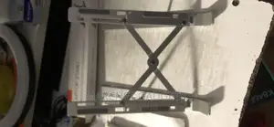 Silver Metallic Adjustable Laptop Stand