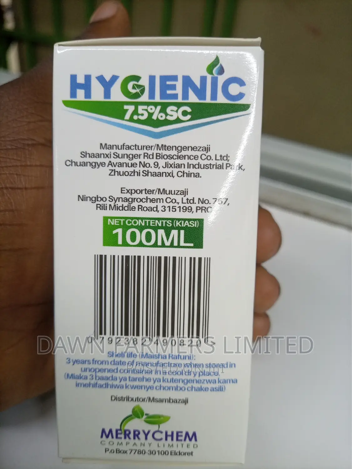 Hygienic 7.5%Sc 100ml Insecticide