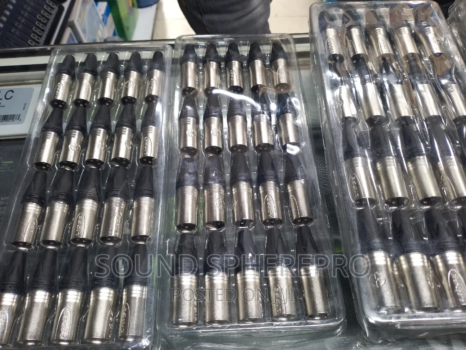 Silver XLR Male Cannon