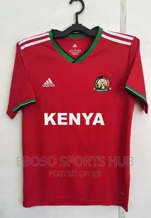 Kenya Original Football Jerseys Red and White