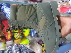 Jungle Green, Brown and Beige Tactical Military Boots