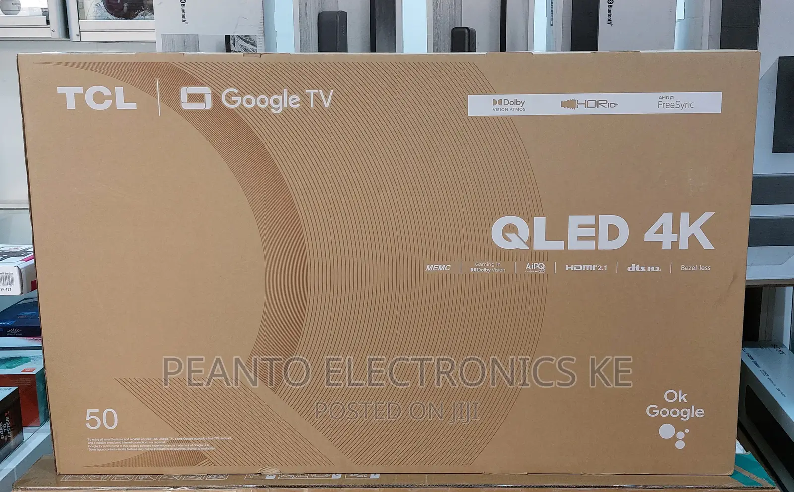 TCL 50′′ 50C645 QLED Smart Google Tv – New Model