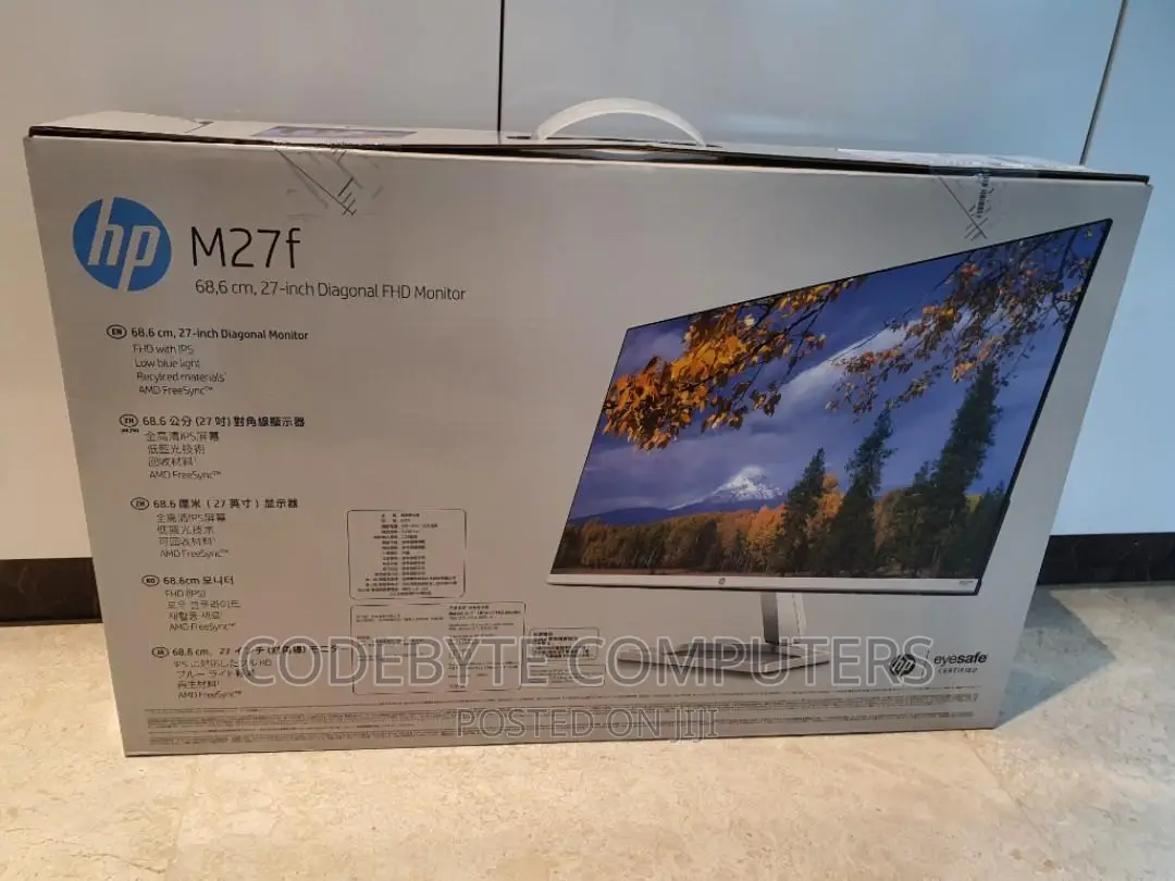 HP M27F 27" FHD Ultra Slim LED Monitor // M27F // M27F //