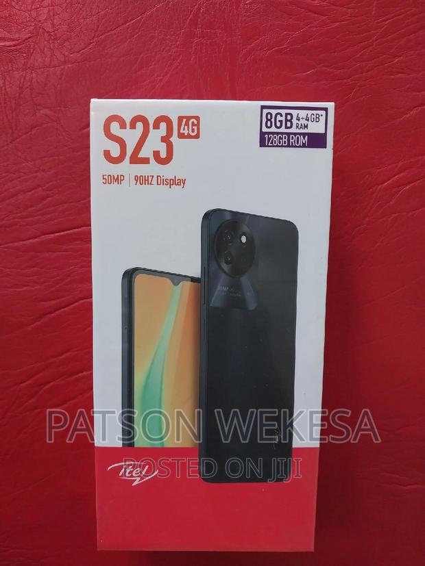New Itel S23 128 GB Black