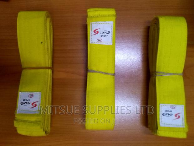 A Set of 3 Taekwondo/Karate/Taekwondo Yellow Belt