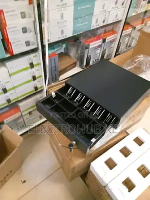 5 Tray Cash Box - Secure Lock System for Retail Shop