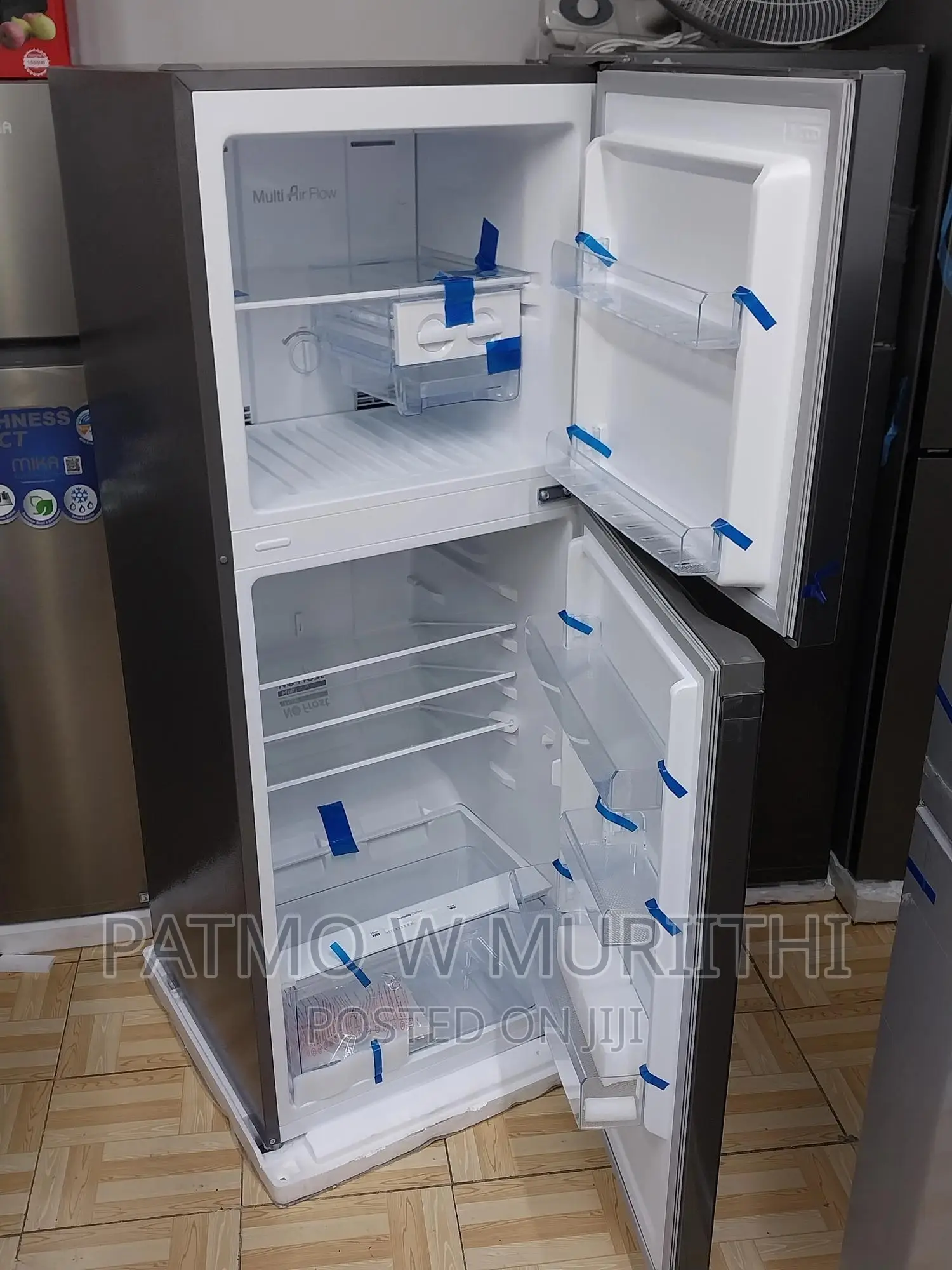 Fridge-Fridge Mika 202L Refrigerator No-Frost Double Door