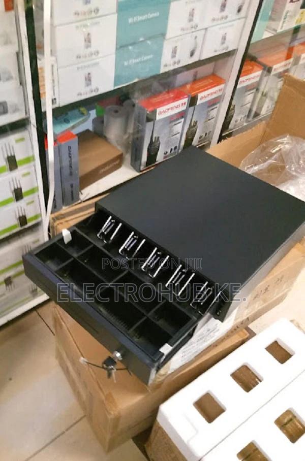 5 Tray Pos Cash Drawer - Smooth Slide Lockable Design
