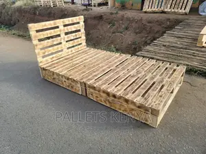 4*6 Pallet Bed- With Drawers and Detachable. (# )
