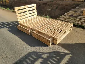 Pallet Bed- 4*6 With Drawers Pallet Bed. (#L01)