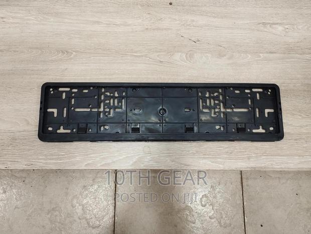 Number Plate Long Black - main view