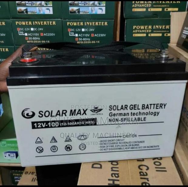 Solar Battery Solarmax 100amps - main view