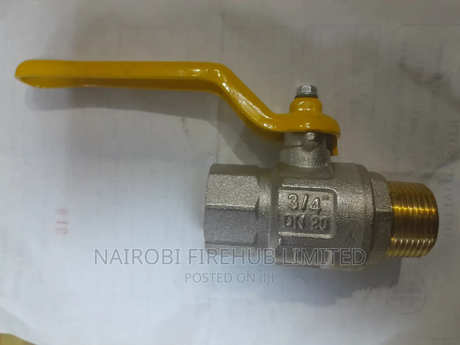 Ball Valve 3/4 " With Male and Female Ends
