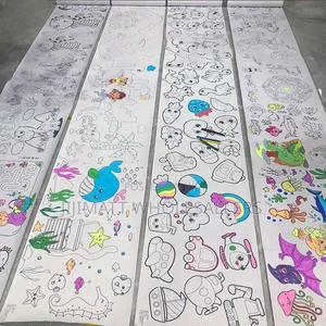 *4 PCS Rolls Children's Drawing Roll Coloring Paper - thumbnail 2