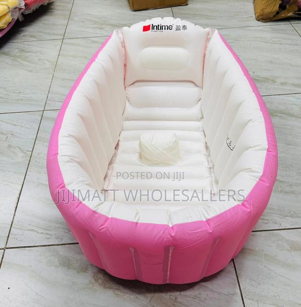 *Inflatable Baby Bath Tub With Pump Available in All Colours