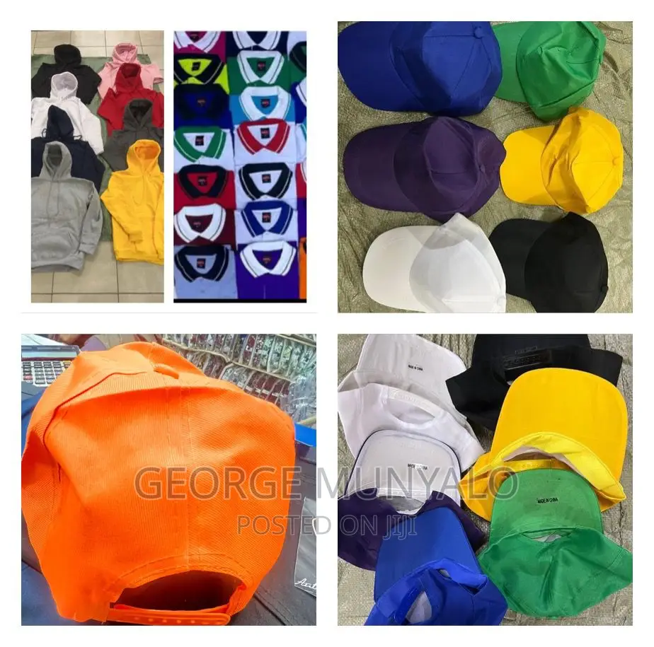 Hoodies, Polo Shirts, Caps