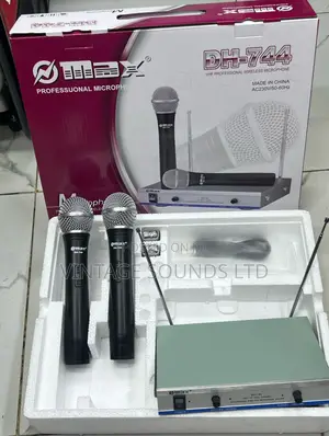 Original Max 744 Wireless Microphone (Pair )