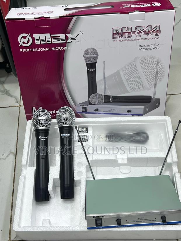 Original Max 744 Wireless Microphone (Pair )