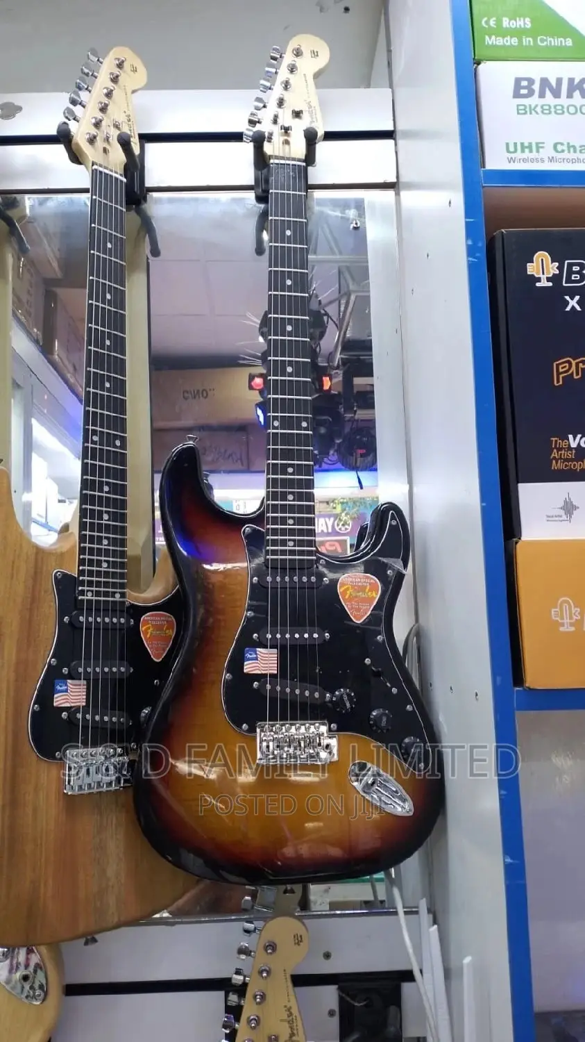 Fender Sunburst Rthym Electric Guitar
