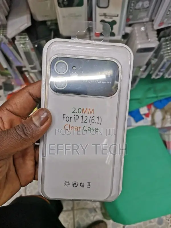 Case Clear Large Window for iPhone 12