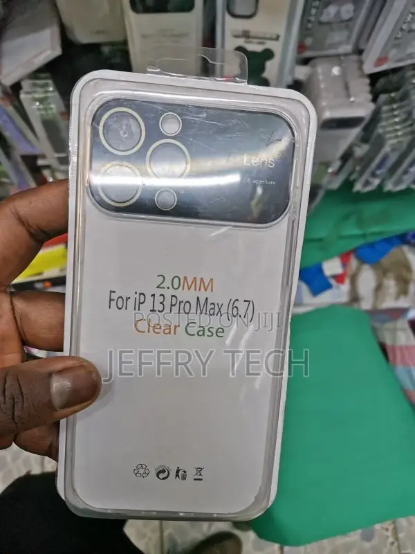 Case Clear Large Window for iPhone 13 PRO Max